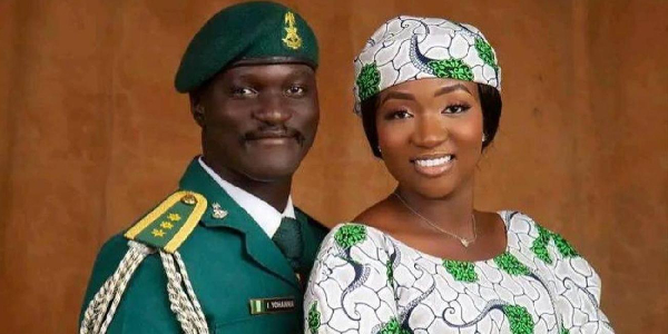 The late Ibrahim Yibranii Yohana and his wife