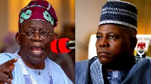 A collage of Bola Tinubu and Kashim Shettima