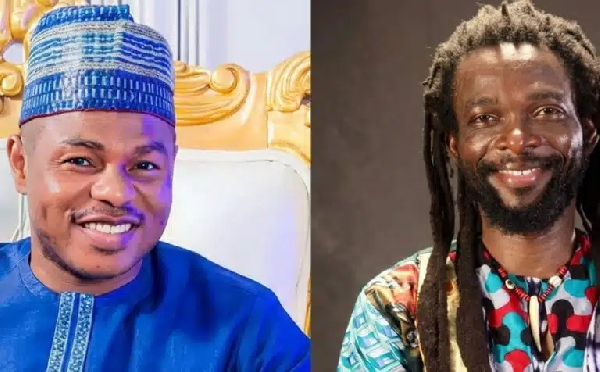 Singer Ayefele and Beautiful Nubia