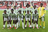 Nigeria's team during the FIFA U-20 Women's World Cup