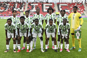 Nigeria's team during the FIFA U-20 Women's World Cup