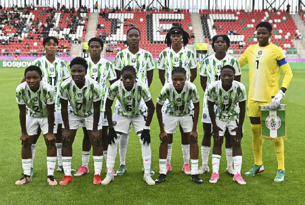 Nigeria's team during the FIFA U-20 Women's World Cup