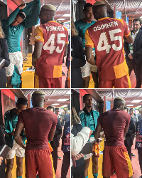 Victor Osimhen and Virgil Van Dijk exchanged jerseys after the game