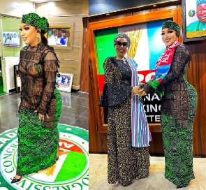 Tonto Dikeh welcomed to APC