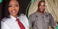 ValueJet's Captain Oluranti Ogoyi trends online amid her reported clash with Fuji musician KWAM1