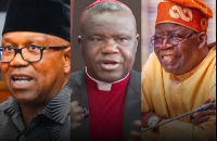 Peter Obi, Archbishop Kawas and President Tinubu
