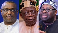 Festus Keyamo, Bola Ahmed Tinubu and Dele Momodu