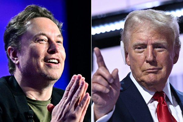 Elon Musk and US President, Donald Trump