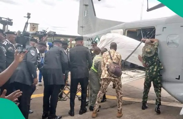 The remains of the former Inspector General of Police, Solomon Arase
