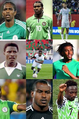 Super Eagles most capped players