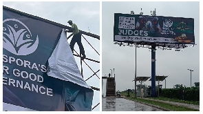 All Eyes On The Judiciary billboard