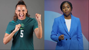 Ashleigh Plumptre and Kemi Badenoch