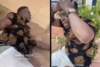 A member of a rival group beaten by some Aye cultist A member of a rival group beaten by some Aye cultist