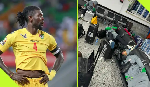 Adebayor and Pierre Emerick-Aubameyang have lamented the Super Eagles situation at Libyan airport