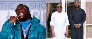 Burna Boy and Governor Fubara. Photo credit: gistlovers.com