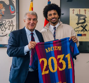 Barcelona's new signing, Karim Adeyemi