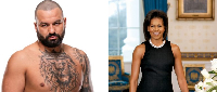 Josh Hokit and Michelle Obama
