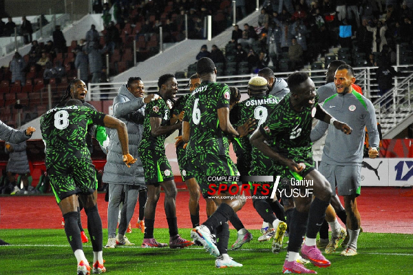 Wilfred Ndidi celebrates his goal with his teammates