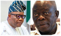 Godswill Akpabio and Adams Oshiomhole