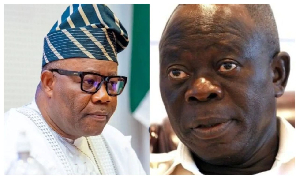 Godswill Akpabio and Adams Oshiomhole