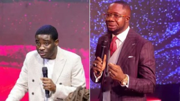 Dolapo Lawal and Apostle Harrison Ayintete