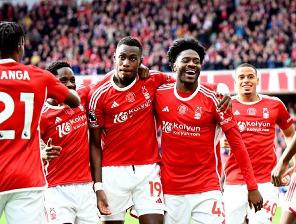 Ola Aina was on the scoresheet as Nottingham Forest beat Aston Villa 2-0 in the EPL