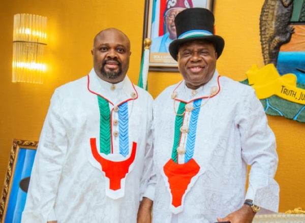 Dr. Waripamo-owei Dudafa and Bayelsa State Governor, Douye Diri