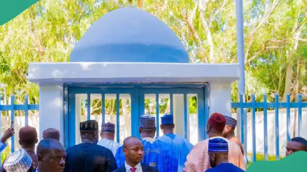 A family member of Buhari says the new look of the graveyard is for security reasons