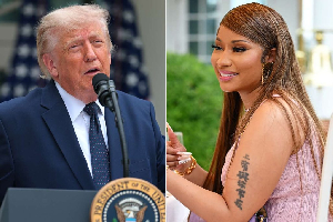 Donald Trump and Nicki Minaj
