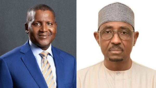 Aliko Dangote and Farouk Ahmed