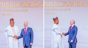 Vice President Kashim Shettima meets Russia President Vladimir Putin