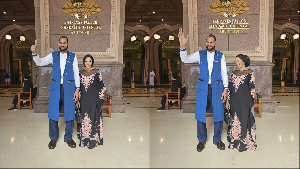 Abdul Jabbar and Bianca Odumegwu-Ojukwu