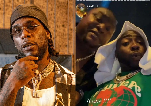 Burna Boy, Cubana Chief Priest and Davido