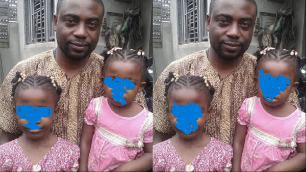 Ozioma Okonkwo and daughters