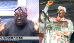 A photo collage of Dele Momodu and Atiku Abubakar
