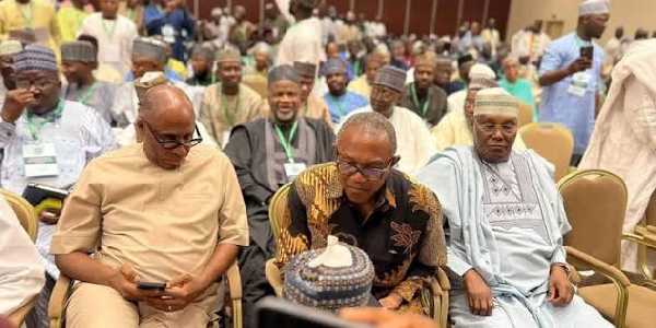 Rotimi Amaechi, Atiku Abubakar and Peter Obi