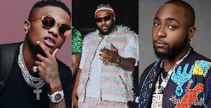 Wizkid, Odumodu Blvck, and Davido