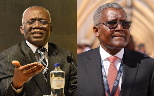 Femi Falana and Aliko Dangote