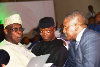 Olusegun Obasanjo and Aliko Dangote