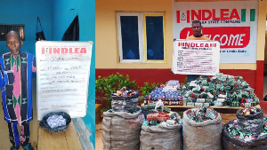 The suspect and the items