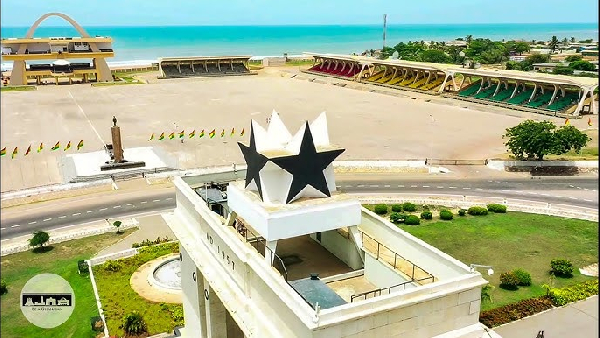 The Black Stars square in Ghana's capital, Accra