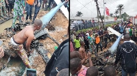 Tears as chopper crashes into Lagos building