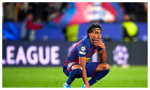 Barcelona forward Lamine Yamal