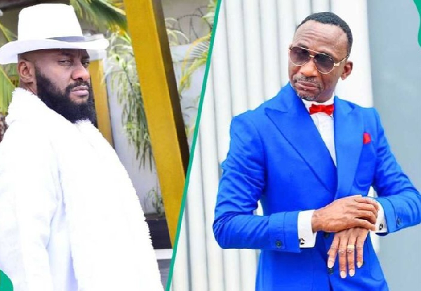 Yule Edochie and Paul Echene