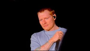 Singer Ed Sheeran