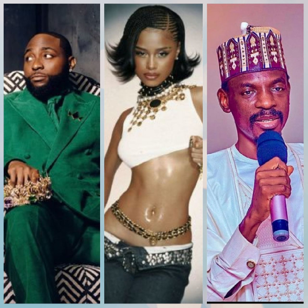 Davido, Tyla and Bashir Ahmad