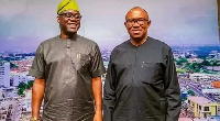 A photo of Peter Obi and Oyo State Governor, Seyi Makinde