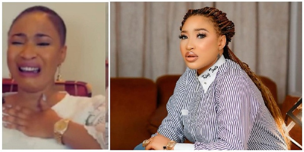 Tonto Dikeh cries out