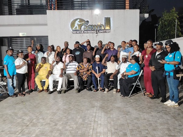 National Association of Nigerian Students (NANS) at Sewia Mining Limited in Accra, Ghana