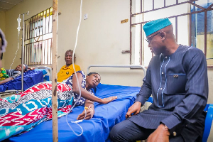 Governor Biodun Oyebanji visits rescued kidnap victims